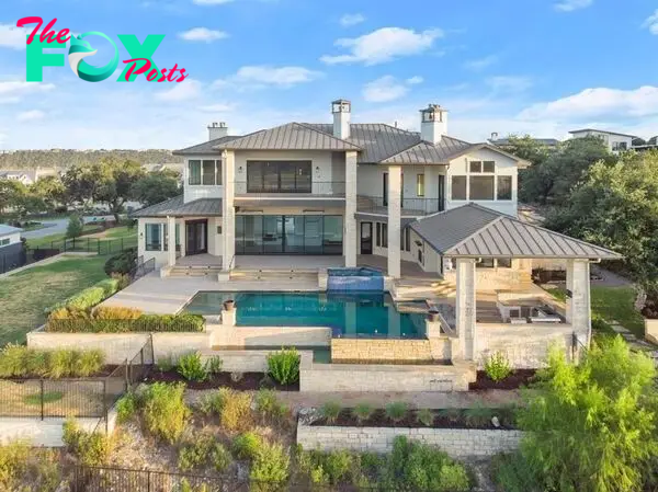 Panoramic lake travis views from this prime waterfront home in spicewood listed at 6 million 34