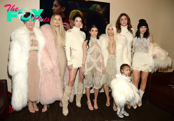 Khloe Kardashian, Kris Jenner, Kendall Jenner, Kourtney Kardashian, Kim Kardashian West, North West, Caitlyn Jenner and Kylie Jenner