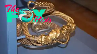 a photo of gold jewelry