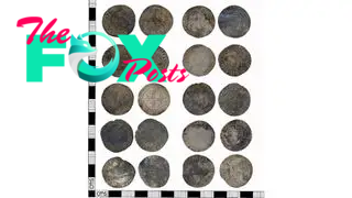 a photo of a coin hoard