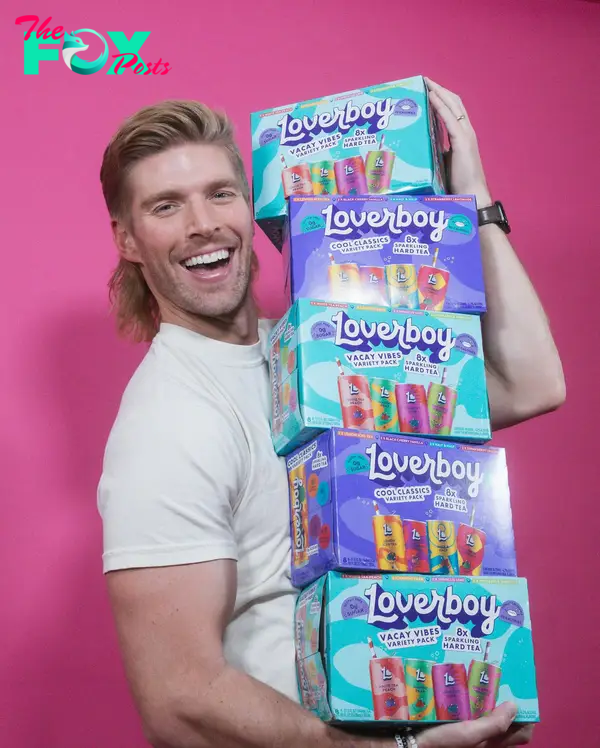 Kyle Cooke holding Loverboy