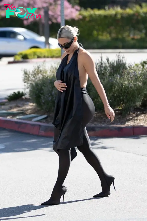 Kim Kardashian wearing Pantashoes. 