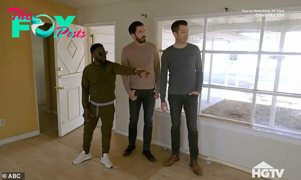 This week: The star appeared on HGTV's Celebrity IOU, hosted by the Property Brother Jonathan and Drew Scott