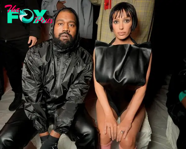 Bianca Censori and Kanye West in Italy. 