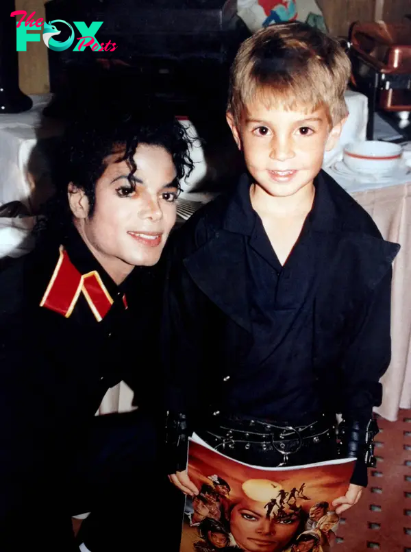 Wade Robson and Michael Jackson.