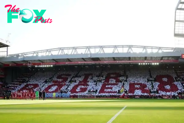 Roger Hunt mosaic, The Kop, Anfield (Image: PA Images / Alamy Stock Photo)