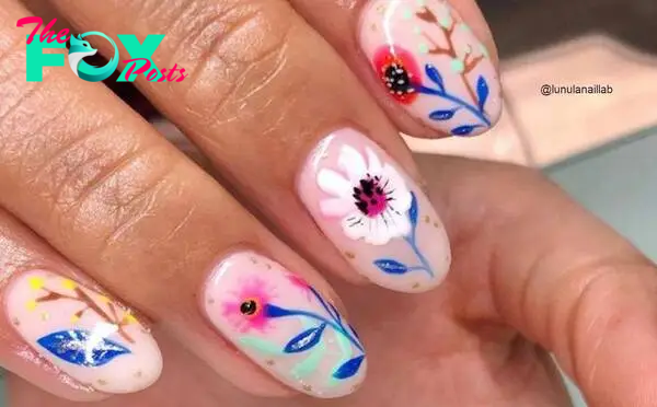 These nature-inspired nails will give you major spring vibes