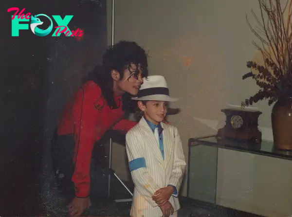 Wade Robson and Michael Jackson.