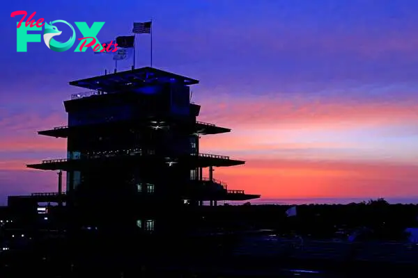 Rain is forecast at Indianapolis Motor Speedway in Indiana on Sunday, which could affect the action on the track.