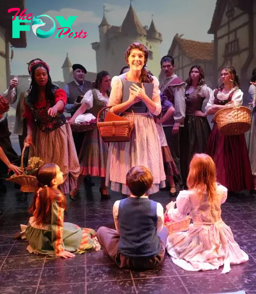 Erin Tierney and Ensemble in Disney's Beauty and the Beast. (c) Camino Real Playhouse