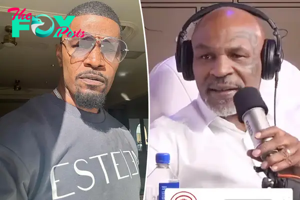 Jamie Foxx split with Mike Tyson.