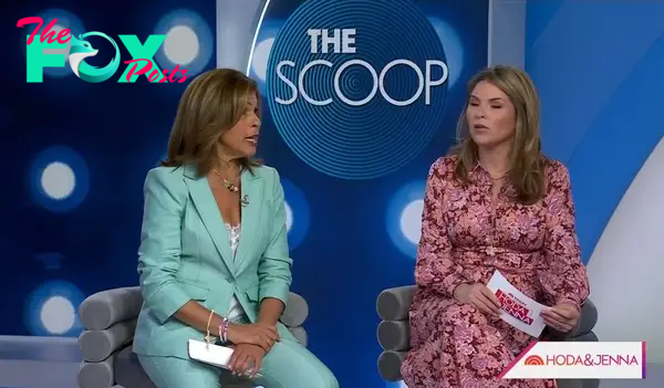 Hoda Kotb and Jenna Bush Hager on "Today"