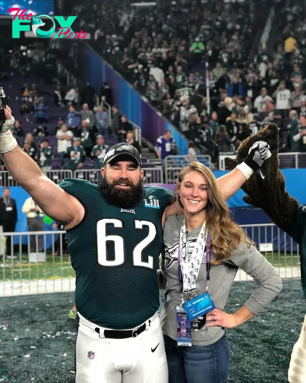 Kylie Kelce and Jason Kelce