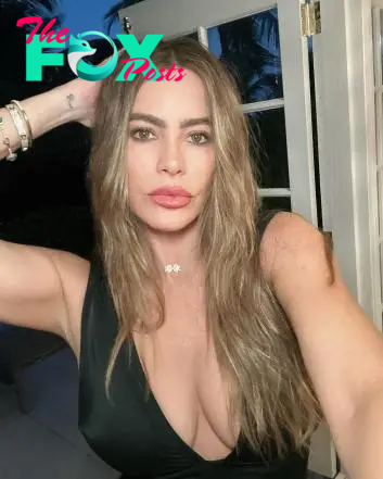 Sofía Vergara takes a selfie.