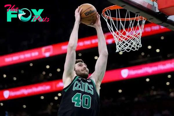 Center Kornet missed the Boston Celtics’ win over the Indiana Pacers on Saturday, having suffered an injury in Game 2 last midweek.