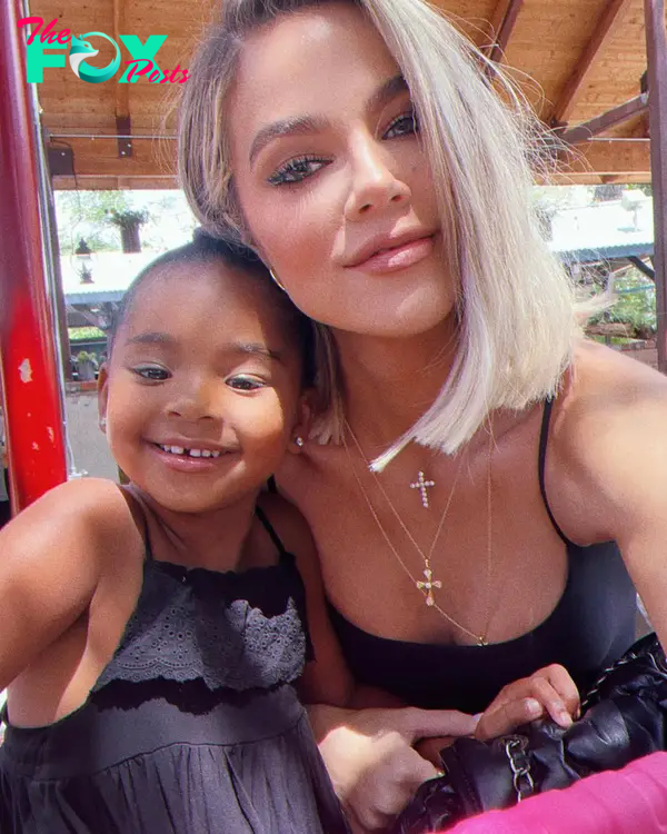 Khloé Kardashian and daughter