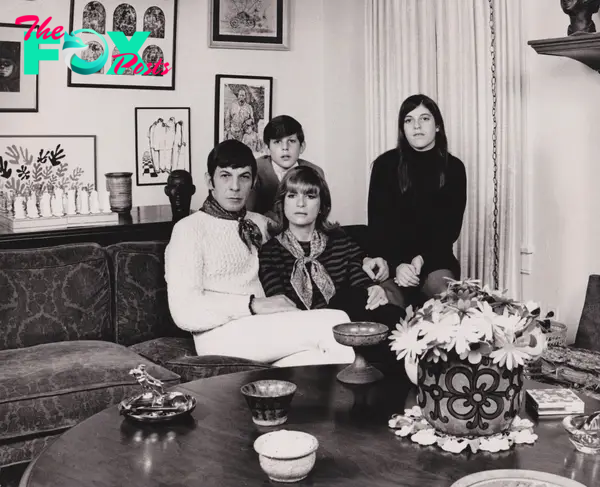 Leonard Nimoy and his family.