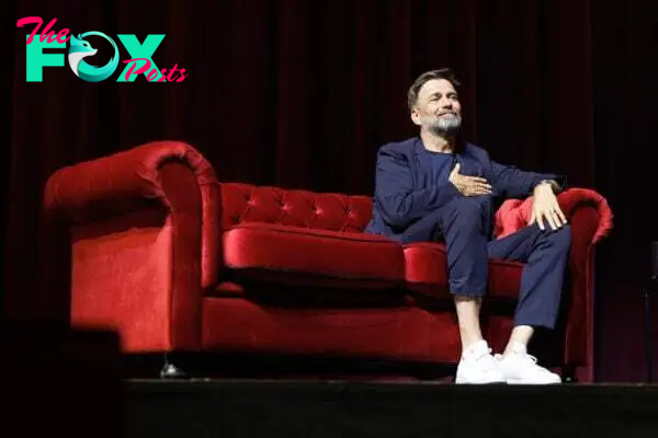 LIVERPOOL, ENGLAND - Monday, May 27, 2024:Jurgen Klopp during 'An Evening with Jürgen Klopp' an event at the Liverpool Arena celebrating Klopp's nine years as manager of Liverpool Football Club. (Photo by Ryan Brown/Propaganda)