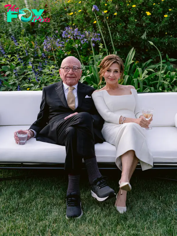 Rupert Murdoch and Elena Zhukova