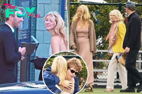 Gwyneth Paltrow, Blythe Danner, Apple Martin, Chris Martin and Moses Martin at Moses' graduation.