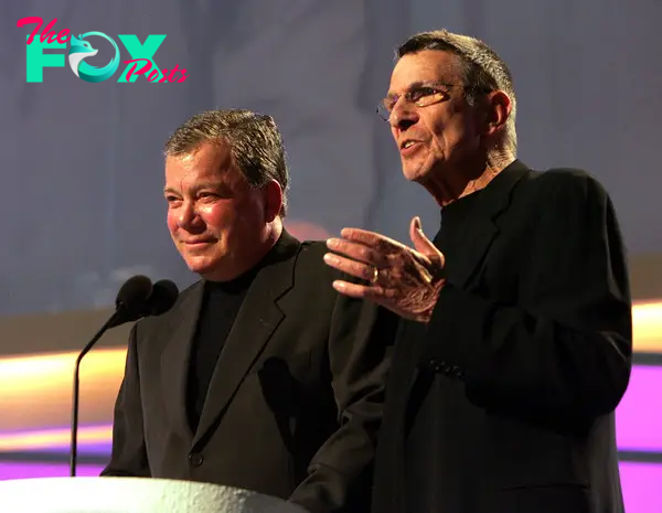 Leonard Nimoy and William Shatner.