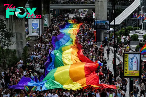 Bangkok Pride Parade 2024 To Celebrate Pride Month.