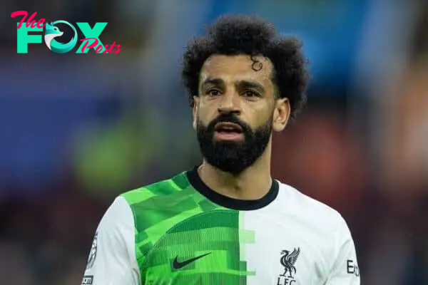 BIRMINGHAM, ENGLAND - Monday, May 13, 2024: Liverpool's Mohamed Salah during the FA Premier League match between Aston Villa FC and Liverpool FC at Villa Park. (Photo by David Rawcliffe/Propaganda)