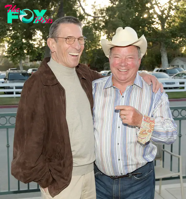 Leonard Nimoy and William Shatner.