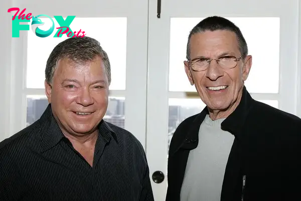 William Shatner and Leonard Nimoy.