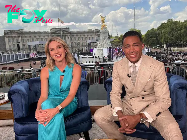 Amy Robach and T.J. Holmes on "GMA3"
