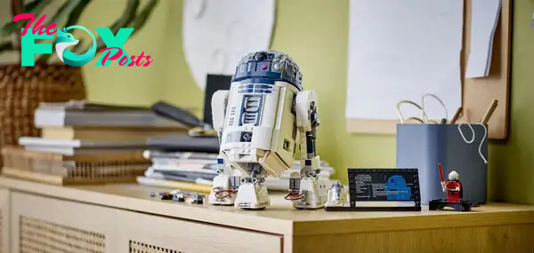 A stock photo of the Lego R2-D2