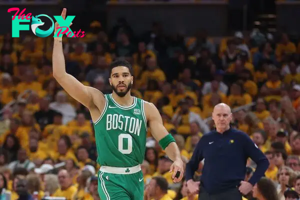 Jayson Tatum #0 of the Boston Celtics