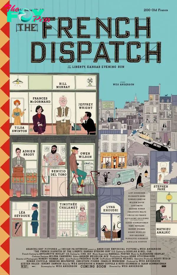 The French Dispatch Poster