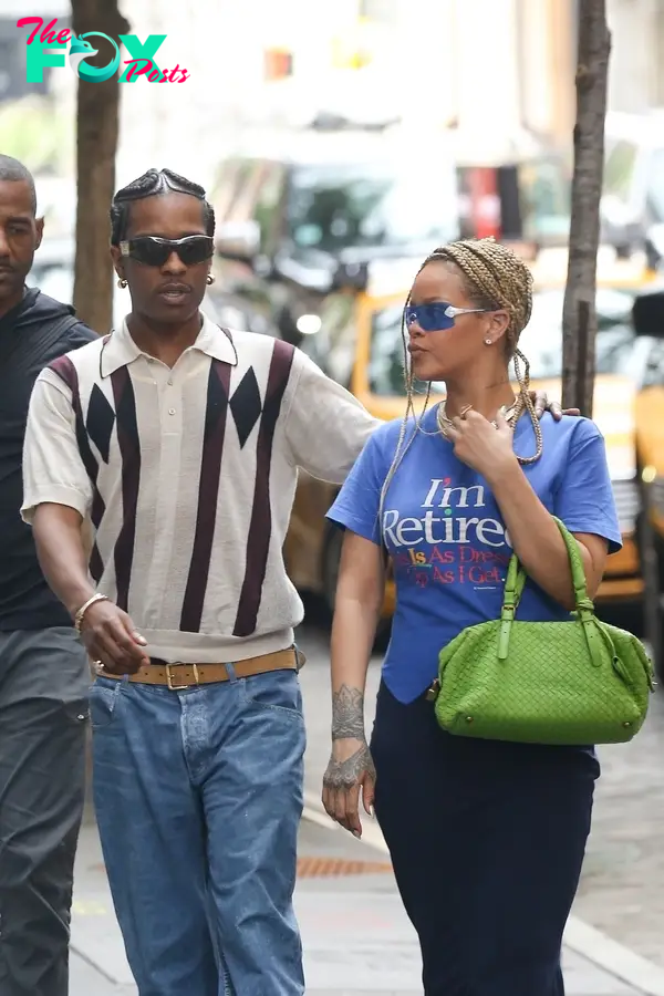 Rihanna and A$AP Rocky in NYC