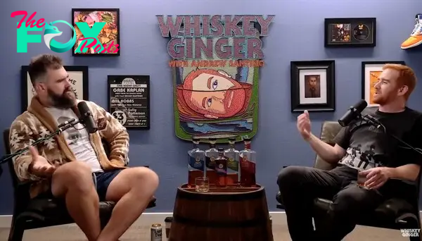 Jason Kelce on the "Whiskey Ginger" podcast
