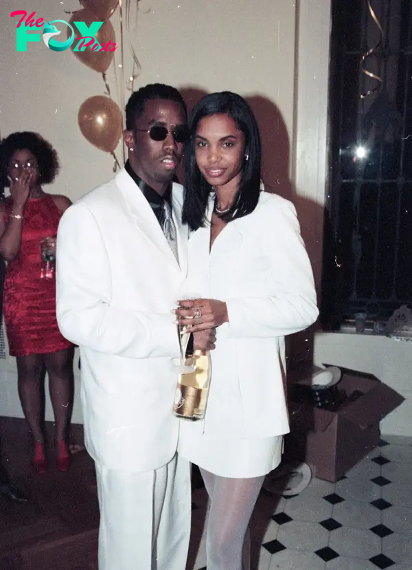 Kim Porter and Sean "Diddy" Combs.