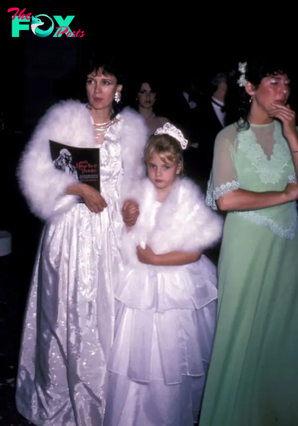 Drew Barrymore as a young girl.