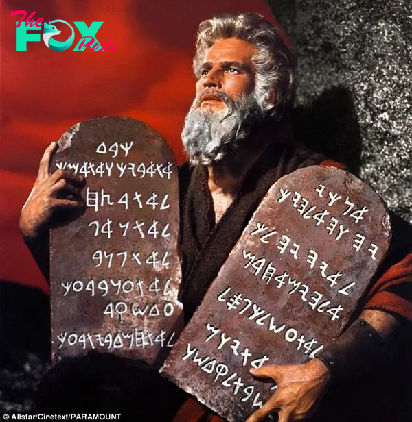 It is evidence that a play about the biblical character will have been performed more than 2,000 years before Charlton Heston played him in 1956 movie The Ten Commandments