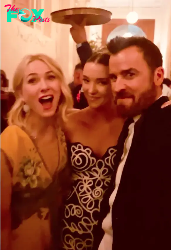 Justin Theroux at Naomi Watts and Billy Crudup's wedding