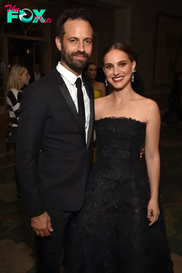 Natalie Portman and Benjamin Millepied in 2019. 