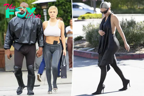Kim Kardashian split with Kanye West and Bianca Censori.