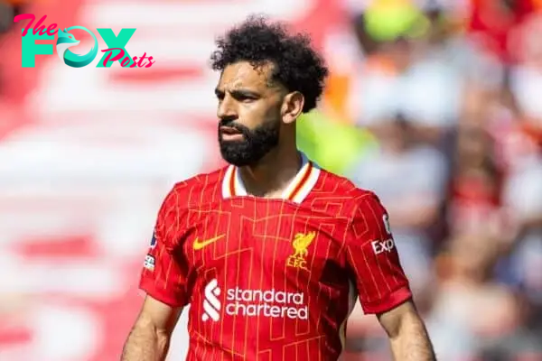 LIVERPOOL, ENGLAND - Saturday, May 18, 2024: Liverpool's Mohamed Salah during the FA Premier League match between Liverpool FC and Wolverhampton Wanderers FC at Anfield. (Photo by David Rawcliffe/Propaganda)