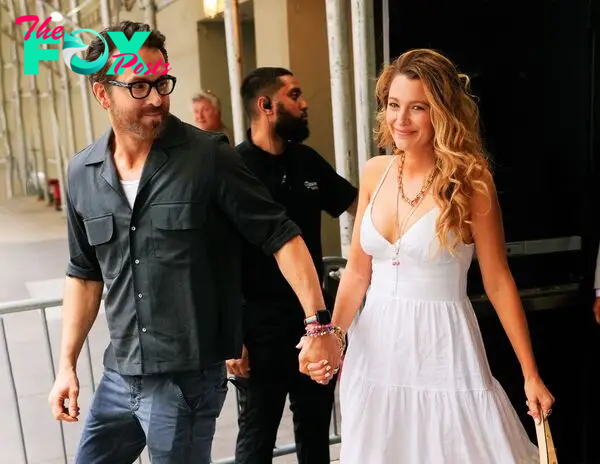 ryan reynolds and blake lively in new york city on june 11, 2022