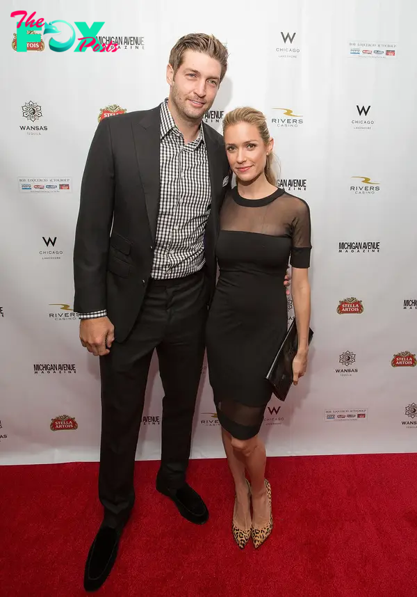 Kristin Cavallari and Jay Cutler on a red carpet in 2014.