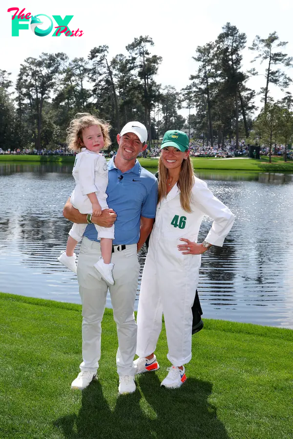 Rory McIlroy, Erica Stoll and their daughter, Poppy