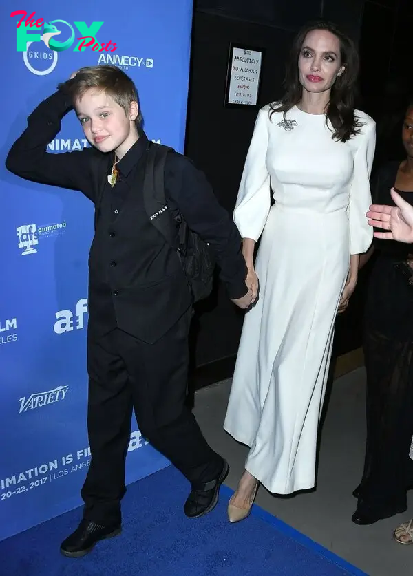 Angelina Jolie and Shiloh