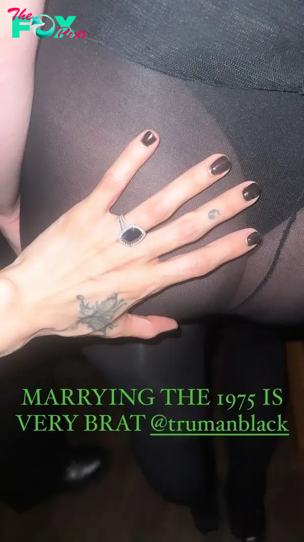 Gabriette Bechtel's engagement ring.