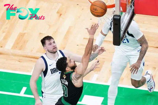 The Boston Celtics have a 2-0 lead over the Dallas Mavericks in the NBA Finals after great games from two players who weren’t even on the team last year.