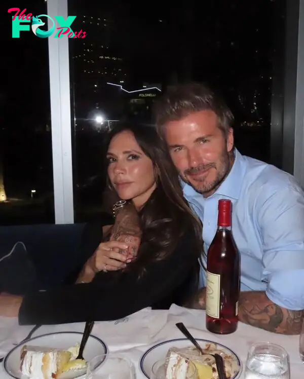 David Beckham and Victoria Beckham