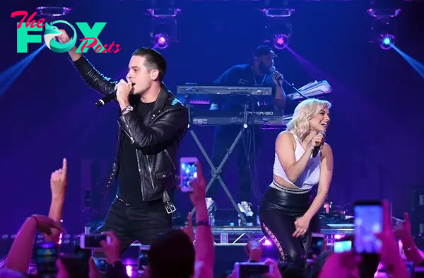 Bebe Rexha G-Eazy onstage